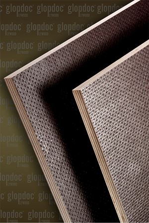 Contreplaqué antidérapant / Treillis métallique